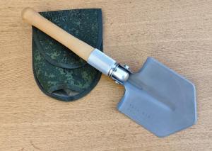 Лопата титановая складная с чехлом